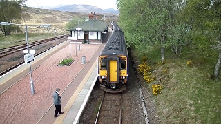 Rannoch railway station West Highland Line Scotland [upl. by Fortuna]