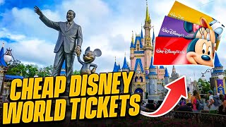 5 Ways to Get the CHEAPEST Disney World Tickets from LEGIT Places in 2024 [upl. by Novy213]