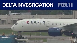 Delta cancels hundreds more flights feds investigating [upl. by Wittenburg]