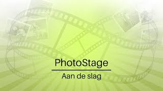 Aan de slag  PhotoStage Diavoorstelling Maker Tutorial [upl. by Eniamaj686]