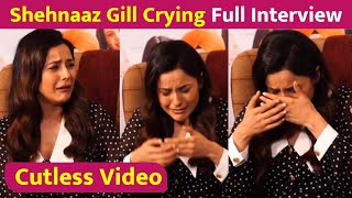 Shehnaz Gill Crying Cutless Interview After Sidharth Shukla Demise  Full Interview [upl. by Aihseyt]