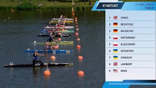 C1 Men 1000m Final A  2024 ICF CanoeKayak Sprint World Cup Poznan [upl. by Airotcivairam]