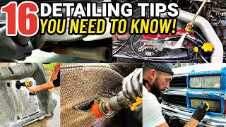 A Detailers Tips to Detailing Your Car LIKE A PRO [upl. by Htyderem]