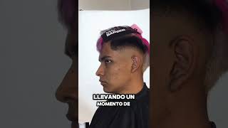 Aprende a integrar un Burst Fade usando tijeras de degrafilar HairTutorial BurstFade Barbería [upl. by Hendrick]