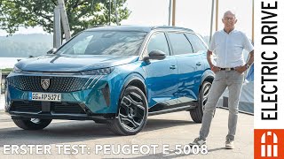 Peugeot E5008 Fahrbericht Test Reichweite Verbrauch Preis Leistung  Electric Drive Check [upl. by Niar110]