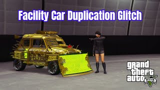 GTA 5 Facility Car Duplication Glitch NOW PATCHED [upl. by Delgado]