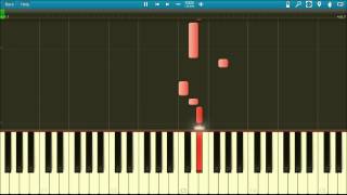 How to Play Hangover by Taio Cruz on Piano SynthesiaHDEasy [upl. by Eisenberg]