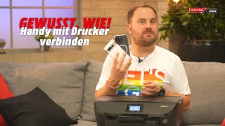 Handy mit Drucker verbinden So kannst du mit dem Smartphone drucken ðŸ“±ðŸ–¨ [upl. by Lladnik]