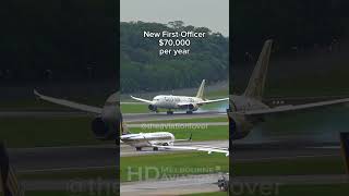 How much money Gulf Air pilots make b787 avgeek aviation [upl. by Notseh819]