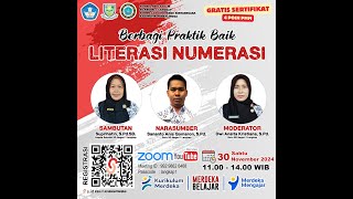 SERTIFIKAT GRATIS 4 POIN PMM BERBAGI PRAKTIK BAIK LITERASI NUMERASI [upl. by Atinej37]