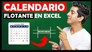 📆Insertar CALENDARIO FLOTANTE para seleccionar fechas en Excel [upl. by Ahsieyn]