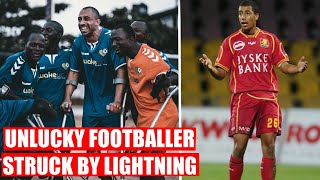 LIGHTNING STRIKE HITS UNLUCKIEST FOOTBALL PLAYER and FORCES RETIREMENT  Jonathan Richter Denmark [upl. by Nylime]