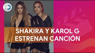 Shakira y Karol G encienden las redes con su nueva canción quotTQGquot [upl. by Yllil]