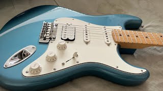 Fender Player Stratocaster HSS MN Tidepool New Guitar Day [upl. by Trevlac640]