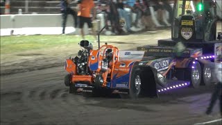 Tractor Pulling 2019 Mini Modified Tractors at Bowling Green Ohio Pulltown USA BY JC Pulling Videos [upl. by Aicilic]