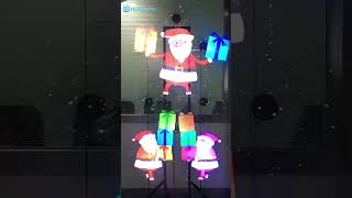 Christmas tree 3D hologram fan [upl. by Yokoyama]