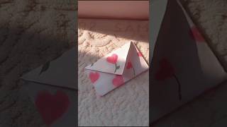 Diy envelope ✉✨️ ❤️ envelopecard craftideas shortsvideo viralvideo [upl. by Yroggerg]