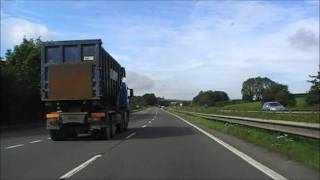 Driving On The A38 From Ivybridge To Marsh Mills Devon England 19th August 2011 [upl. by Eanyl]