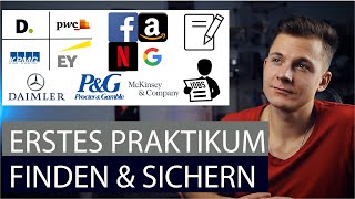 Erstes Praktikum  Finden Organisieren für sich Sichern [upl. by Schaeffer]