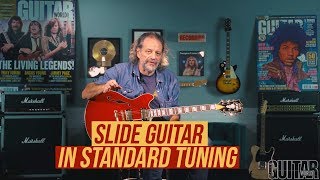 Slide Guitar in Standard Tuning with Andy Aledort [upl. by Drol]