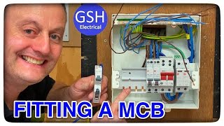 How to Fit a Circuit Breaker MCB RCBO to a Busbar Wylex No Miss Busbar Connection amp Quick Release [upl. by Imot]