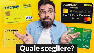 Quale Carta PostePay Scegliere Standard Evolution Digital o [upl. by Spearing381]