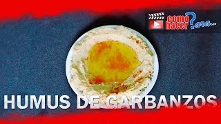 Cómo hacer HUMUS DE GARBANZOS [upl. by Olav]