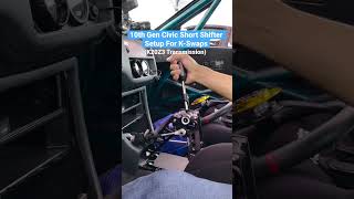 10th Gen Civic Short Shifter Setup Paired With A K20Z3 Transmission [upl. by Birmingham]