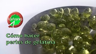 Esferificación Cómo hacer perlas o caviar falso de gelatina [upl. by Ardnahsal]