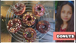 Eggless or Yeastless Donuts 🍩  mansi gupta [upl. by Donny]