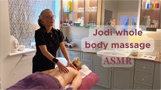 ASMR Relaxing Whole Body Aromatherapy Massage  back abdomen face and scalp 💆‍♀️💤 NEW JODI VIDEO [upl. by Singleton]