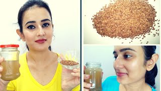 FLAX SEEDS Alsi Benefits For Skin  Get Glowing amp Spotless Skin  Flax Seeds Gel  SWATI BHAMBRA [upl. by Lawry349]