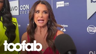 Kyle Richards Uses Word Divorce While Addressing Mauricio Umansky Situation At BravoCon [upl. by Arbrab978]