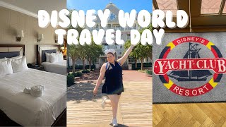 DISNEY WORLD TRAVEL DAY Yacht Club Resort Epcot Pool Day amp Yachtsman Steakhouse [upl. by Onitsoga133]