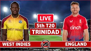 England v West Indies 5th T20 Live Scores  ENG vs WI 5th T20 Live Scores amp Commentary  ENG Innings [upl. by Dana229]