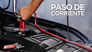 Cómo pasar corriente con cables a un carro en forma segura  A Bordo Tips [upl. by Ruosnam325]