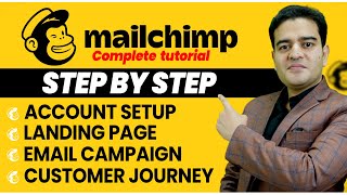 Mailchimp Complete Tutorial  Mailchimp Email Marketing Step By Step Tutorial For Beginners [upl. by Linnette]