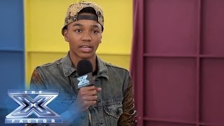 Exit Interview Josh Levi  THE X FACTOR USA 2013 [upl. by Anaujik]