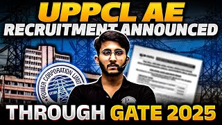 UPPCL Assistant Engineer Recruitment Through GATE 2025  Multiple Opportunities  Complete Details [upl. by Auqinahc131]