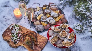 Oysters amp Champagne  3 BEST Ways to Serve OYSTERS [upl. by Anitsahs]