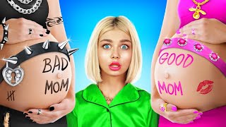 Good Mom vs Bad Mom  Parenting Tips amp Tricks for Different Types of Moms by RATATA [upl. by Cornelia]