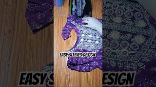 How to save frill sleeves design💖 frillsleevesdesign sleevesstitching [upl. by Ennovaj505]