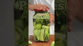 Making The Perfect Pickles In 1 Minute  Easiest Way [upl. by Enilegnave]