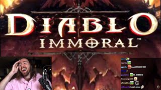 Asmongold Reacts to quotDiablo Immoralquot  By CarBot Animations [upl. by Nidroj]