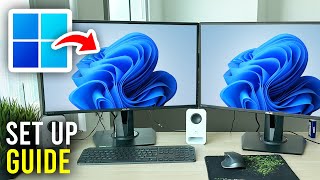 How To Setup Dual Monitors  Full Guide [upl. by Briana]