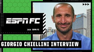 Giorgio Chiellini Interview Joining LAFC with Gareth Bale Juventus’ future amp more  ESPN FC [upl. by Bowerman]