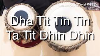 Learn Kehrwa Theka Taal on Tabla 8 Matra [upl. by Tillio]