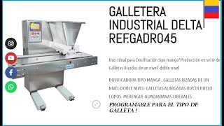 GALLETERA DELTA II CON GIRO MAQUIN PARA HACER ROSCAS [upl. by Aloisius]