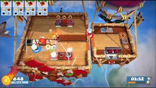 Overcooked 2 Level 15 4 stars 3 players coop [upl. by Rika]