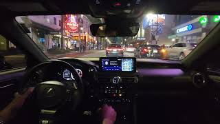 2023 Lexus IS 350 F Sport Night POV Drive [upl. by Korey]